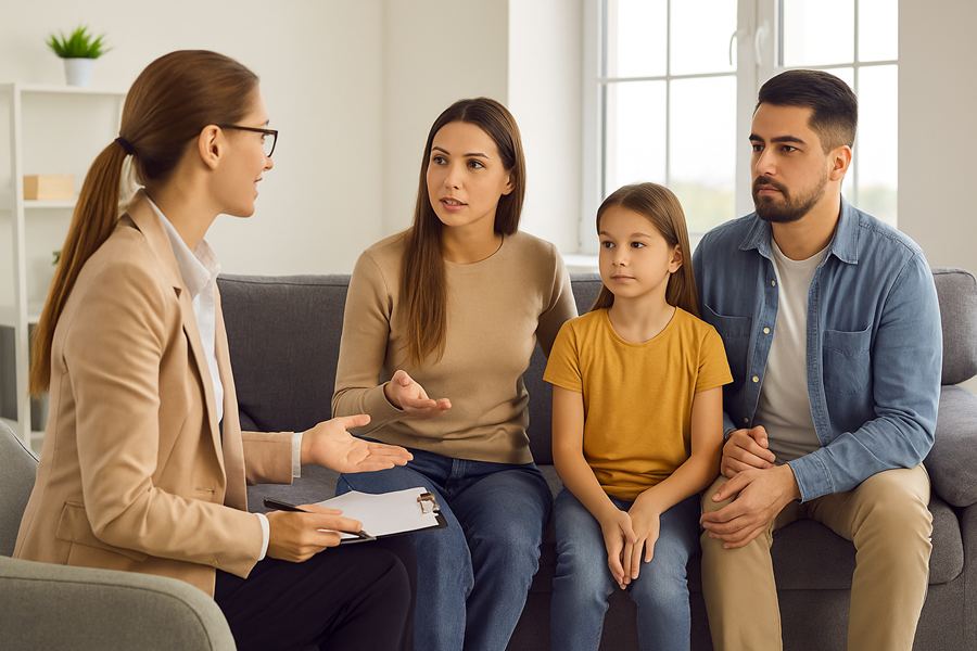 El papel de la familia en los procesos terapéuticos infantiles